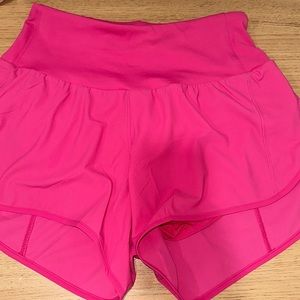 workout shorts flowy size xs (hot pink)